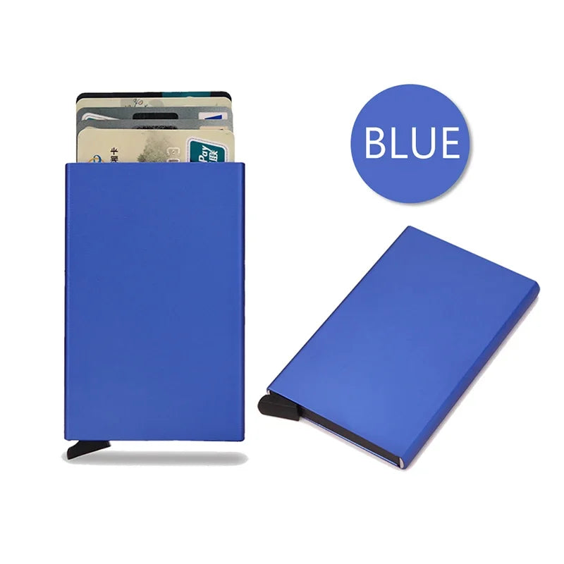 Rfid Credit Card Holder Men Thin Slim