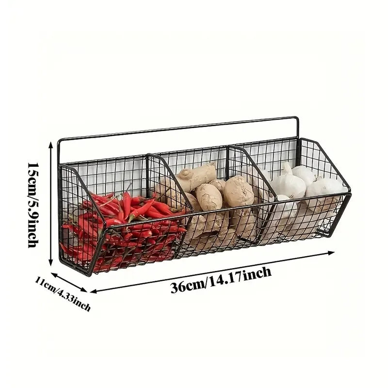 Wall Mounted Kitchen Storage Rack