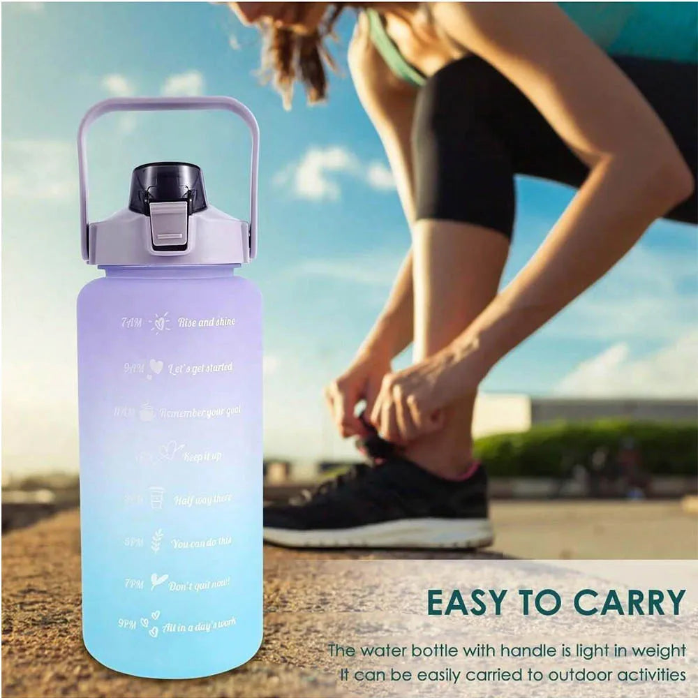 2L Water Bottle Motivational Water Bottle