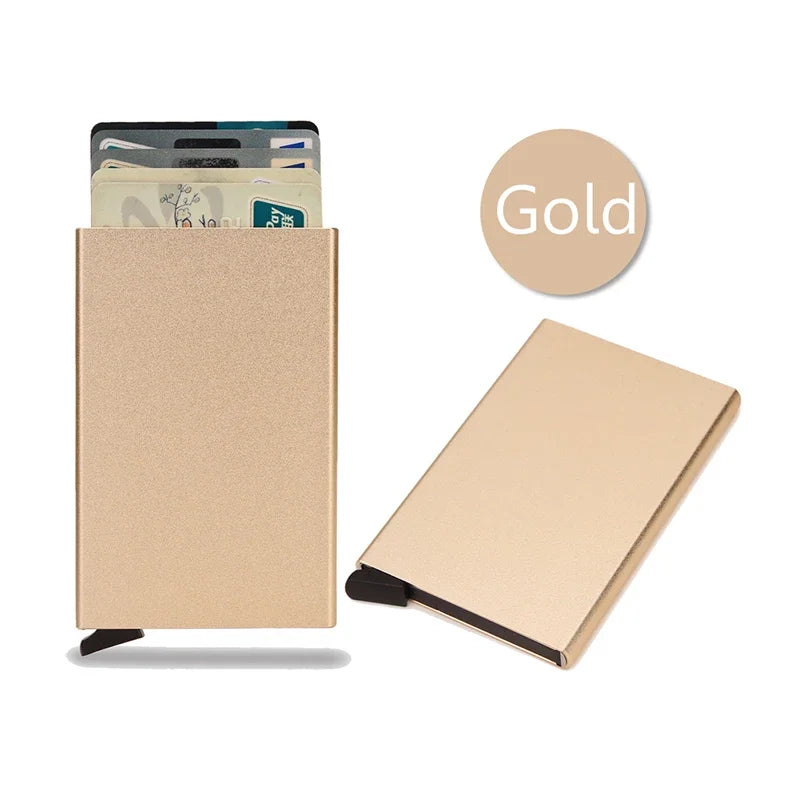 Rfid Credit Card Holder Men Thin Slim