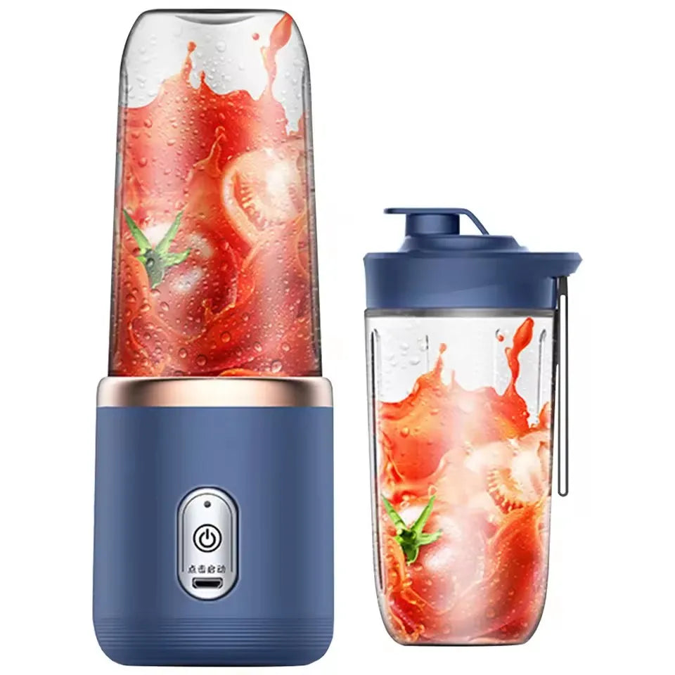 1pc Portable Small Electric Juicer Stainless Steel