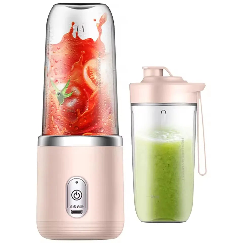 1pc Portable Small Electric Juicer Stainless Steel