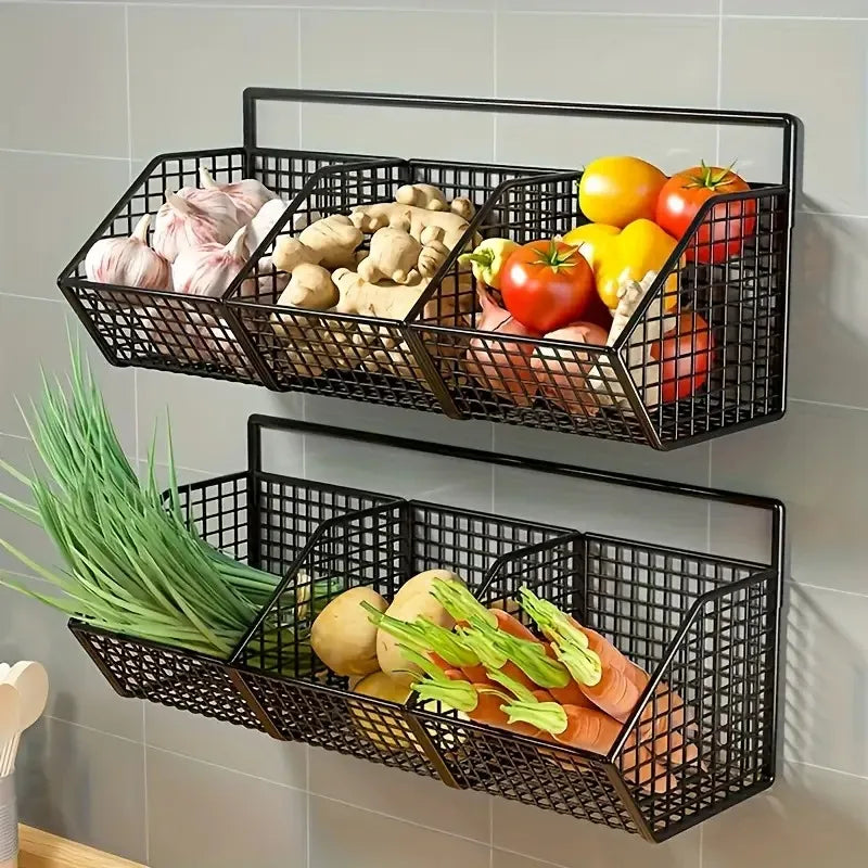 Wall Mounted Kitchen Storage Rack