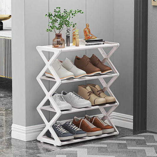 Household Simple X-shaped Shoe Rack