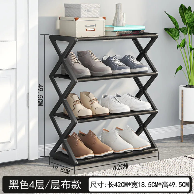 Household Simple X-shaped Shoe Rack