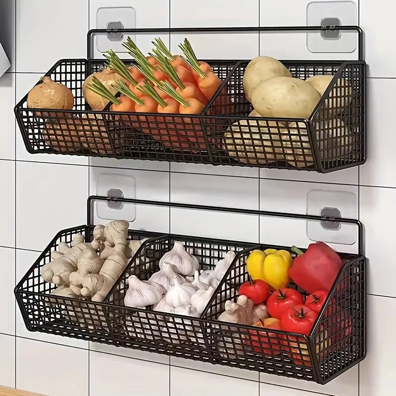 Wall Mounted Kitchen Storage Rack