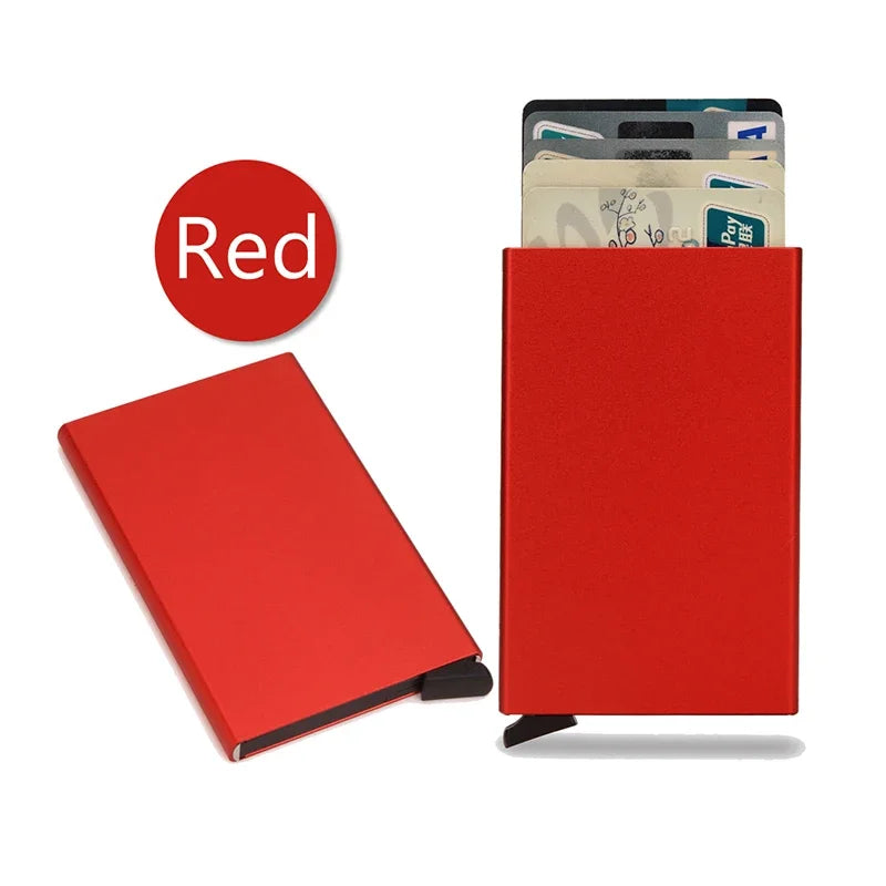 Rfid Credit Card Holder Men Thin Slim